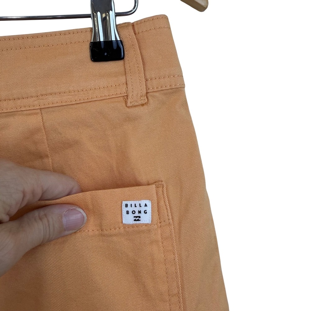 Billabong FREEFALL FIXED WAIST TROUSERS Wide‎ Leg Crop Pants TOFFEE WOMEN 31 - Picture 7 of 14